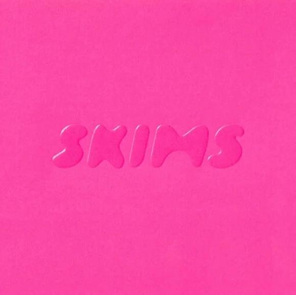 NIB SKIMS RARE Pink Cherry Blossom Rhinestone Crystal Heart Bralette Thong Set